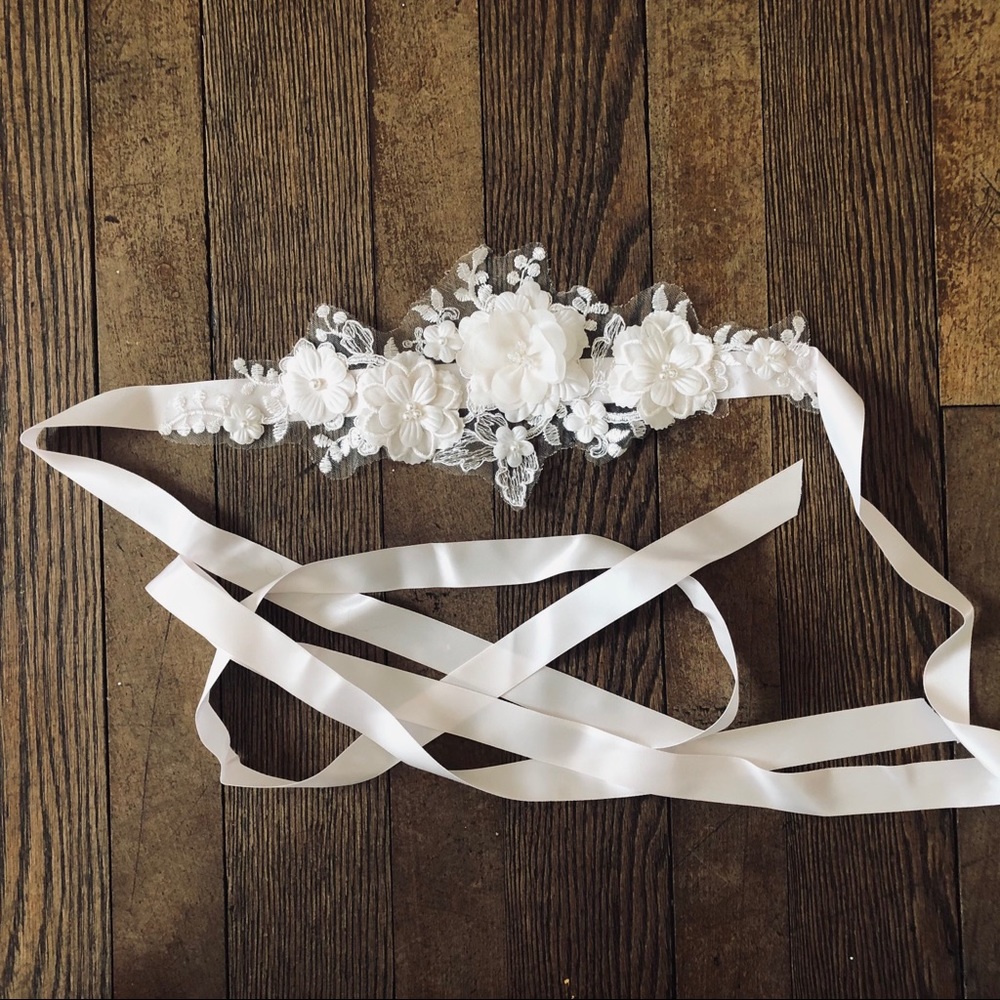 Wedding Gown Bridal Belt / Sash